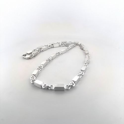 Stavkedja massiv 925 silver 